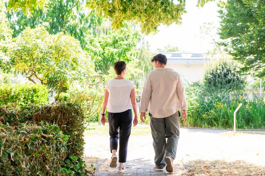 Kollegen Spaziergang